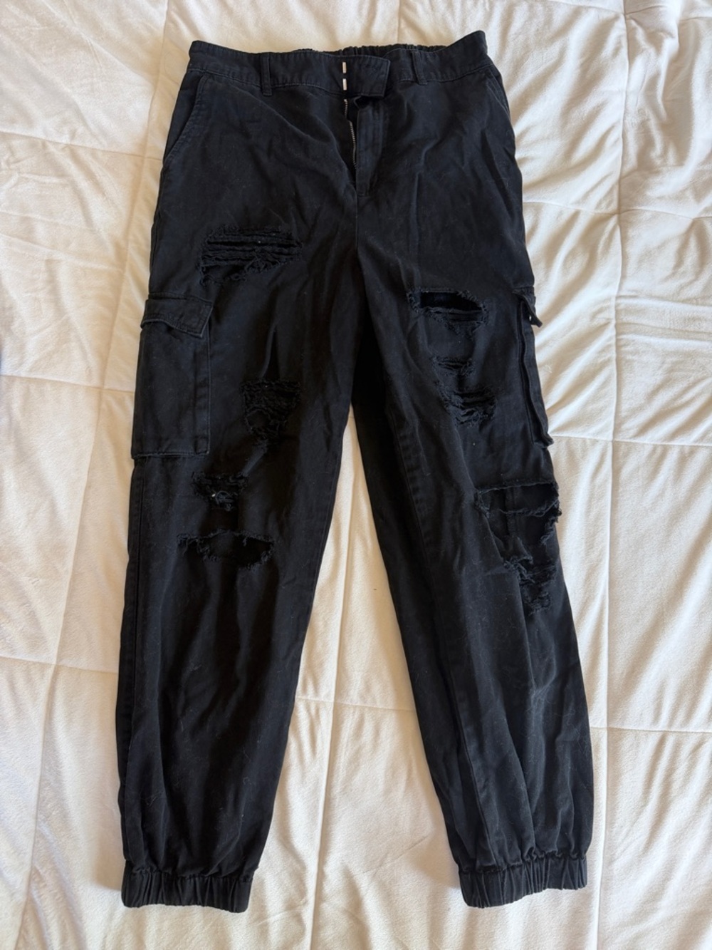 Forever 21 Distressed Joggers